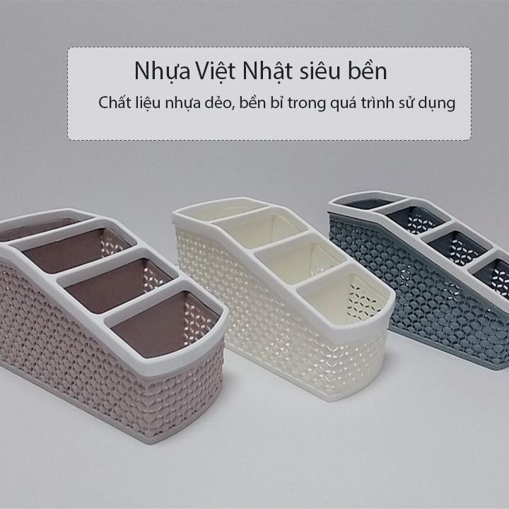 KHAY NHỰA TIỆN ÍCH 4 NGĂN, ĐA NĂNG NHỰA VIỆT NHẬT HÀNG VIỆT NAM ĐỂ DAO ,BÚT ,THÌA,ĐŨA.....