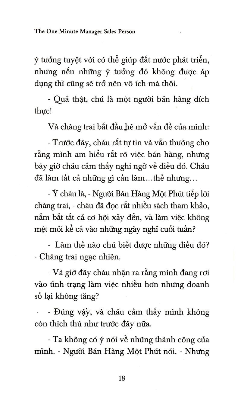 Sách - Người Bán Hàng Một Phút (Tái Bản 2020)