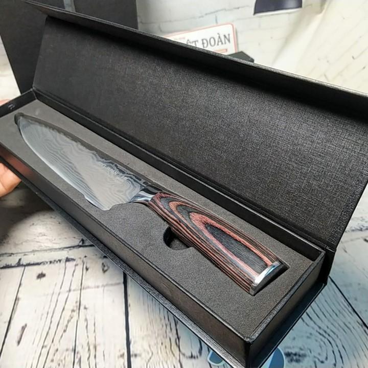 Dao Seki VÂN HOA HỘP CAO CẤP. Dụng cụ nhà bếp chuyên Thái thịt, Sashimi, Phi lê mỏng sắc bén ĐẲNG CẤP