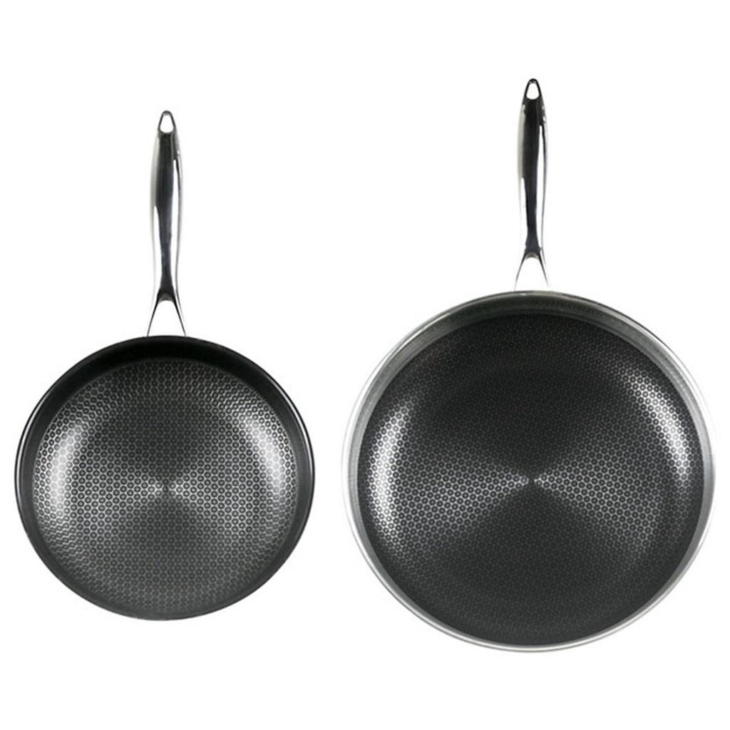 [GIÁ SỐC] CHẢO KHẮC VÂN BLACK CUBE Kims Cook B120C - Chống dính và trầy xước - Chất lượng cao - Dùng cho mọi loại bếp