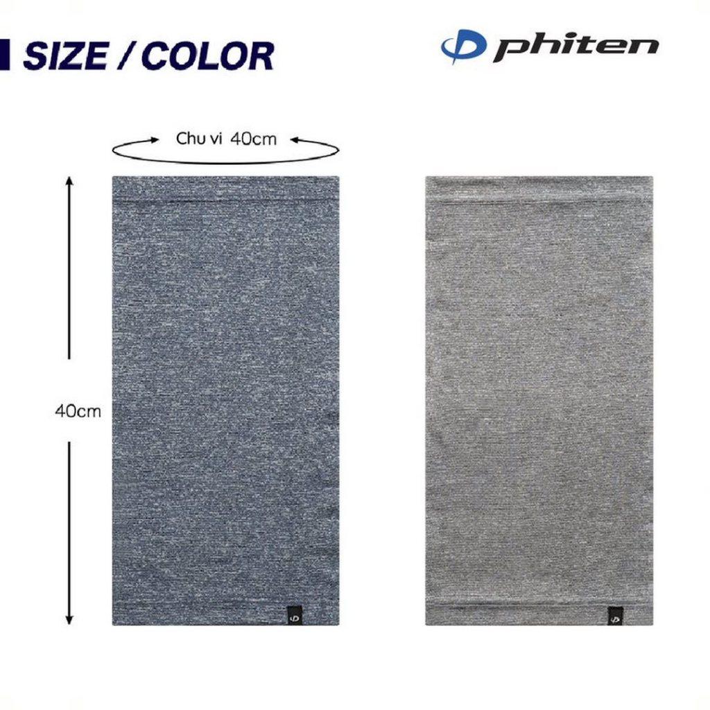 Khăn đa năng Phiten metax neck gaiter cool BV240000/BV240100