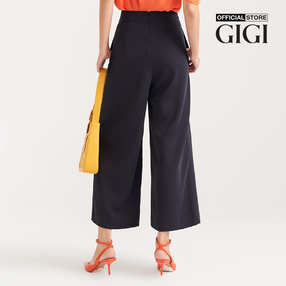 GIGI - Quần culottes nữ xếp li hiện đại G3201P221316