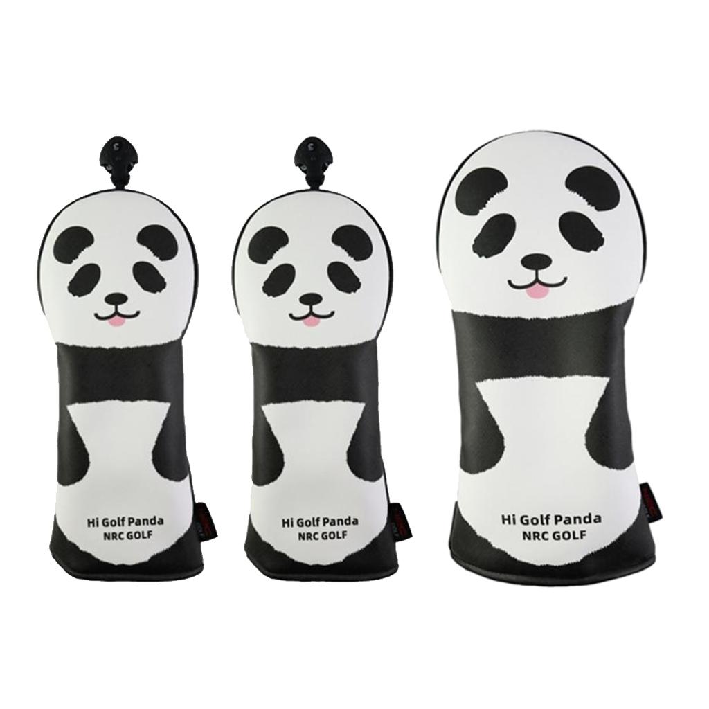 3pcs/set Golf Club Head Cover Wood Driver Putter Headcover Guard