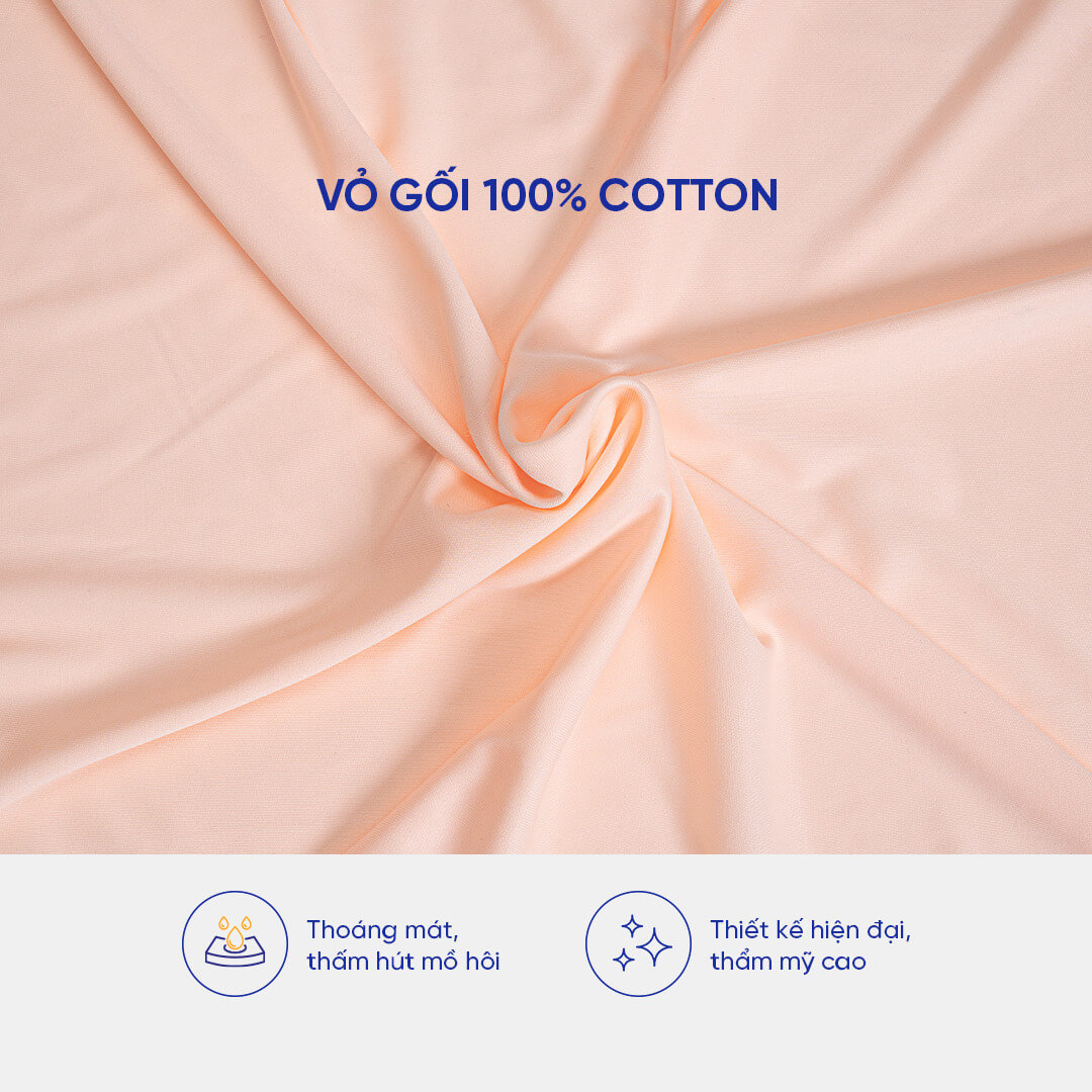 Gối Cao Su Thiên Nhiên 100% Oval Liên Á