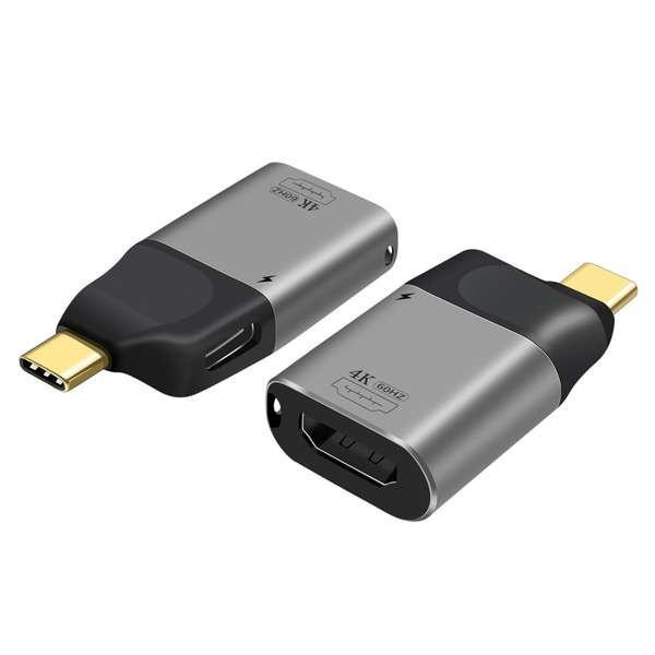 Cáp Chuyển Đổi Hai Trong Một Cổng Type C Sang HDMI 4K60 TV 2k144hz Cho Apple Tablet Laptop