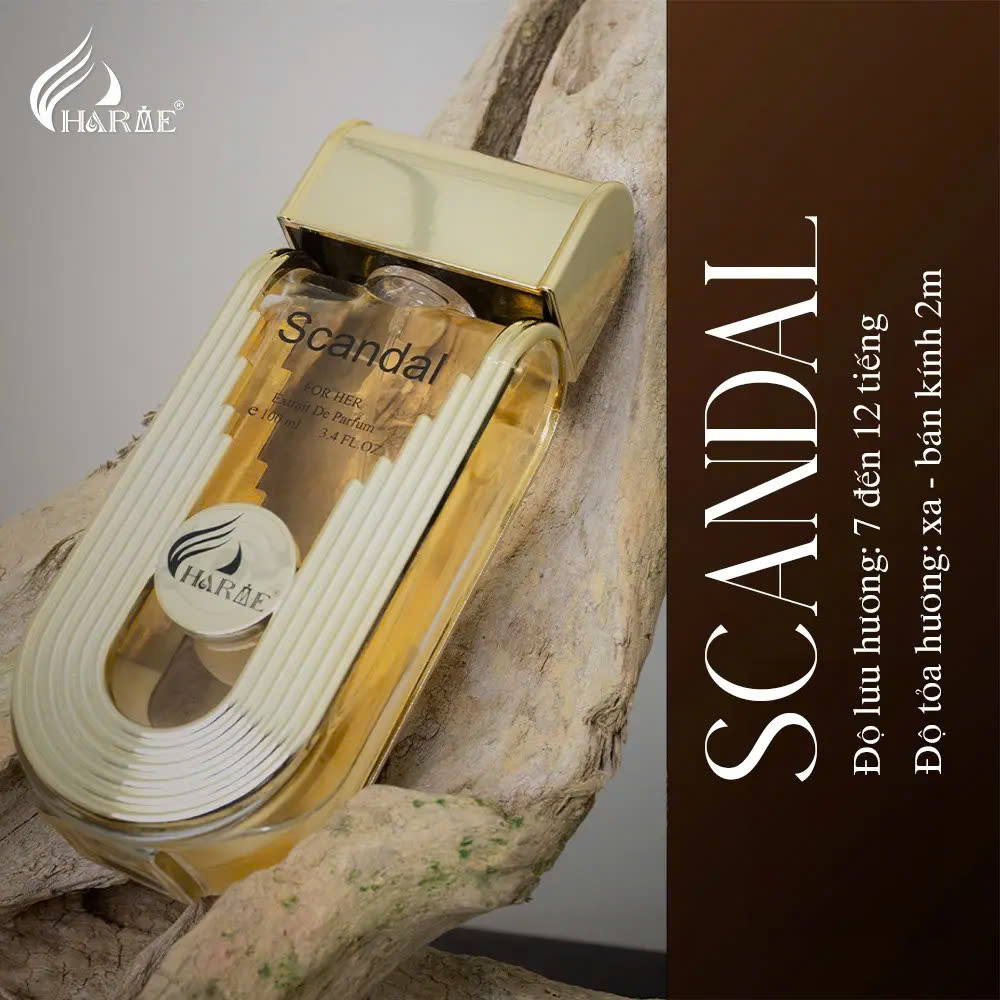 Nước hoa nữ sang trọng, Charme Scandal New Version 100ml, quyến rũ, sang trọng, lưu hương nồng nàn