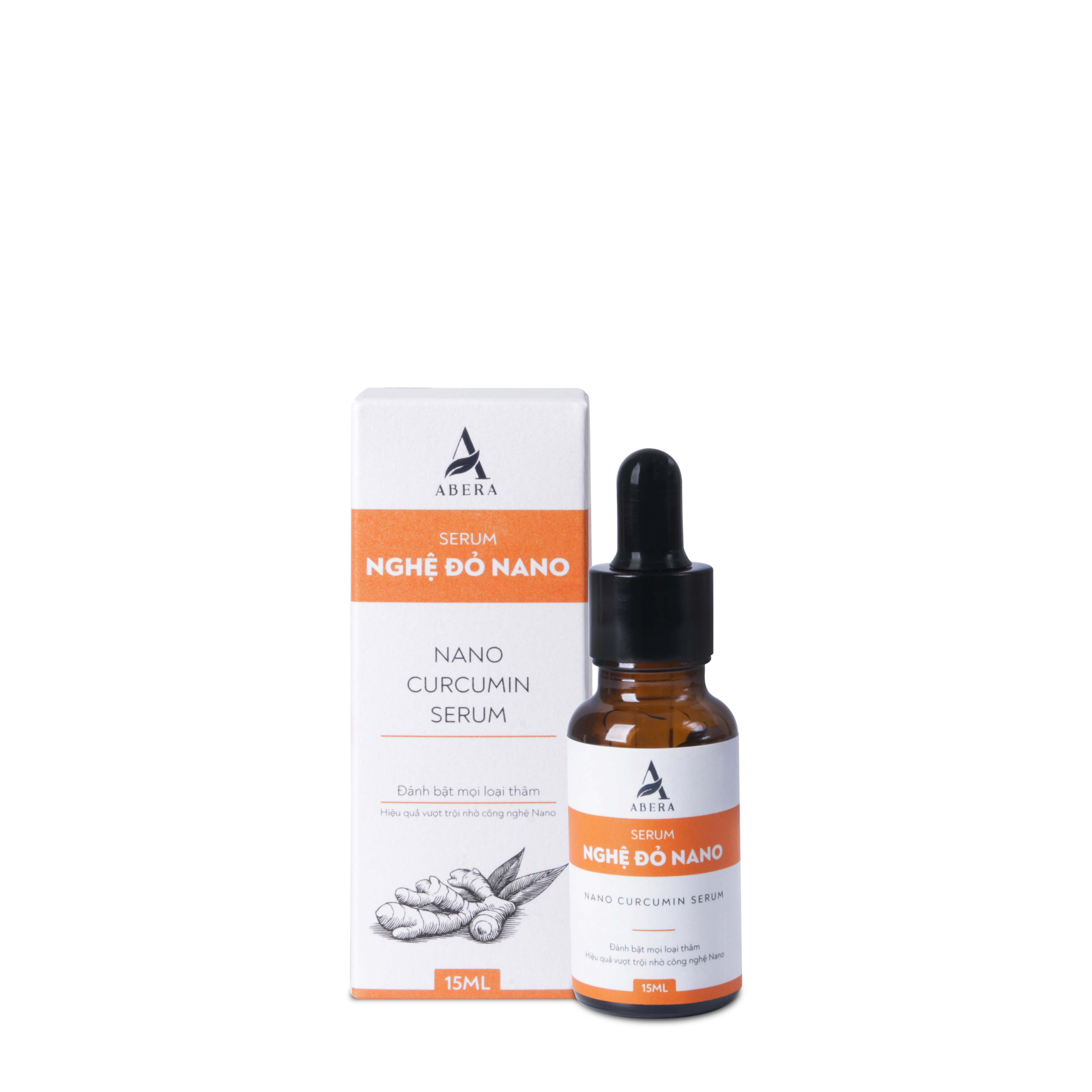 Serum Nghệ Đỏ Nano Abera 15ml Làm Mờ Mọi Loại Thâm & Dưỡng Trắng Da