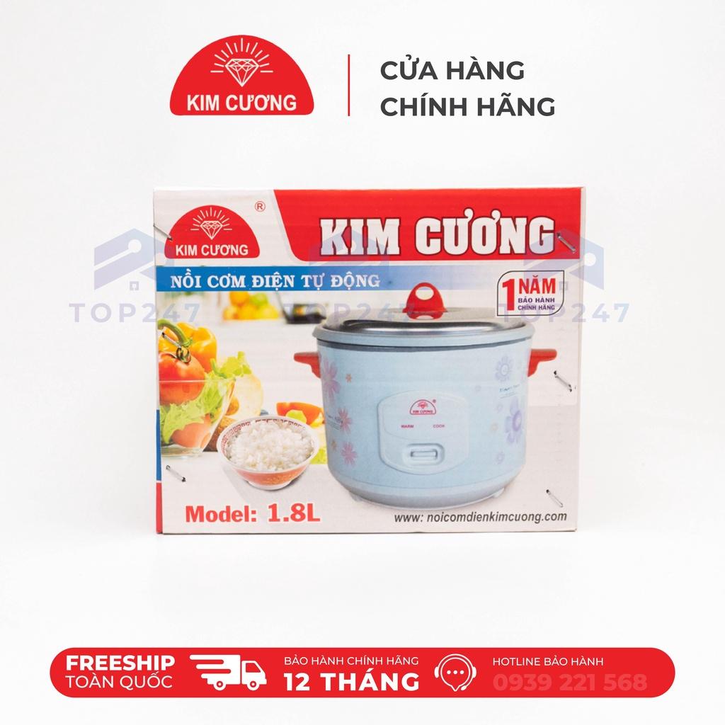 Nồi Cơm Điện Kim Cương 1.8 Lít Nắp Rời Chống Dính - Hàng Chính Hãng