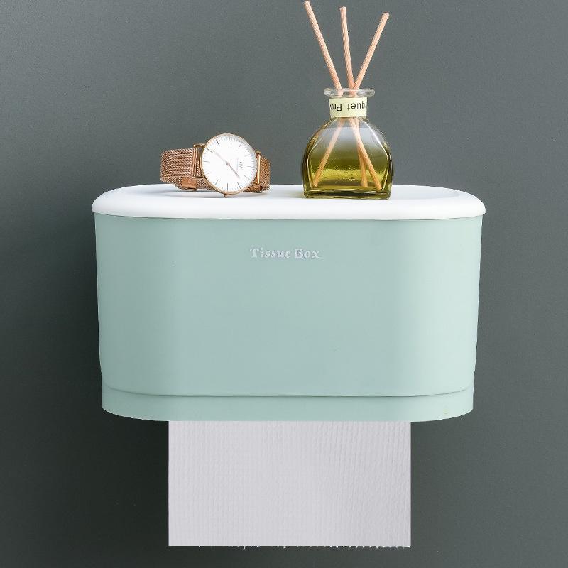 Giá hộp đựng khăn giấy vệ sinh treo tường cuộn giấy vệ sinh đa năng Hộp đựng khăn giấy Hộp đựng khăn giấy