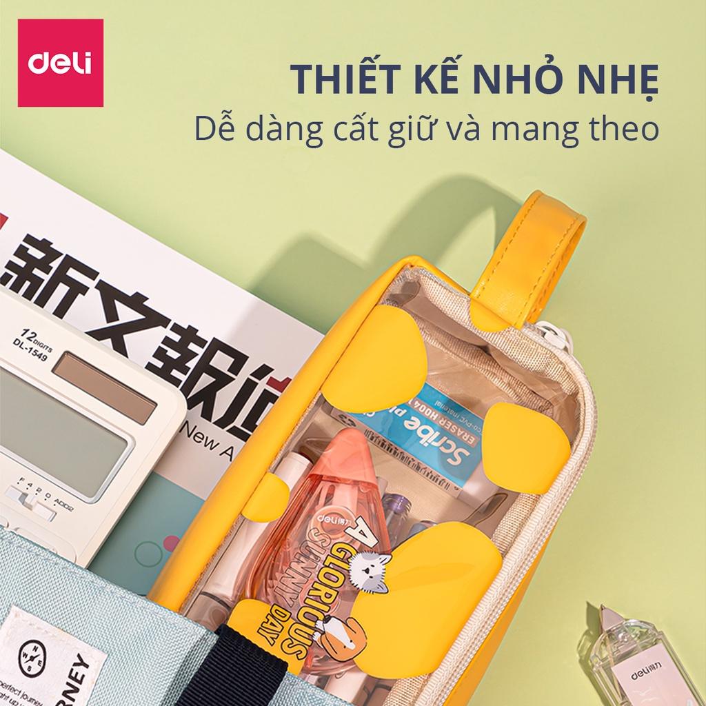 Túi Hộp Đựng Bút Cute Đồ Dùng Cá Nhân Hình Động Vật Xinh Xắn Nhiều Màu Sắc Deli Sức Chứa Lớn - Bóp Viết Phù Hợp Cho Học Sinh, Đựng Đồ Cá Nhân Mĩ Phẩm - BC176