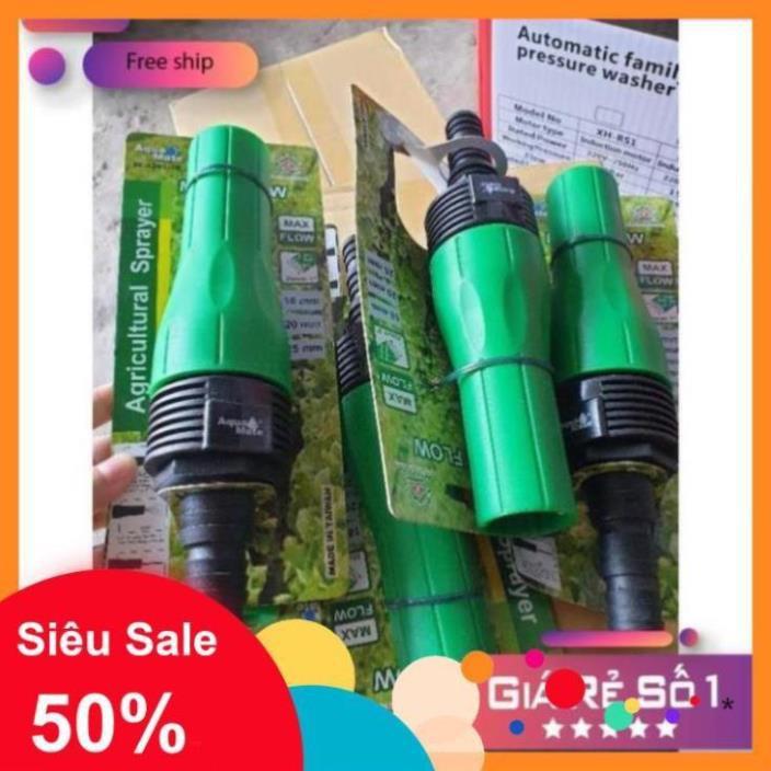 ĐẦU VÒI PHUN TƯỚI LAN, TƯỚI CÂY TĂNG ÁP ĐA NĂNG - VÒI XỊT PHUN NƯỚC RỬA XE - LOẠI TO