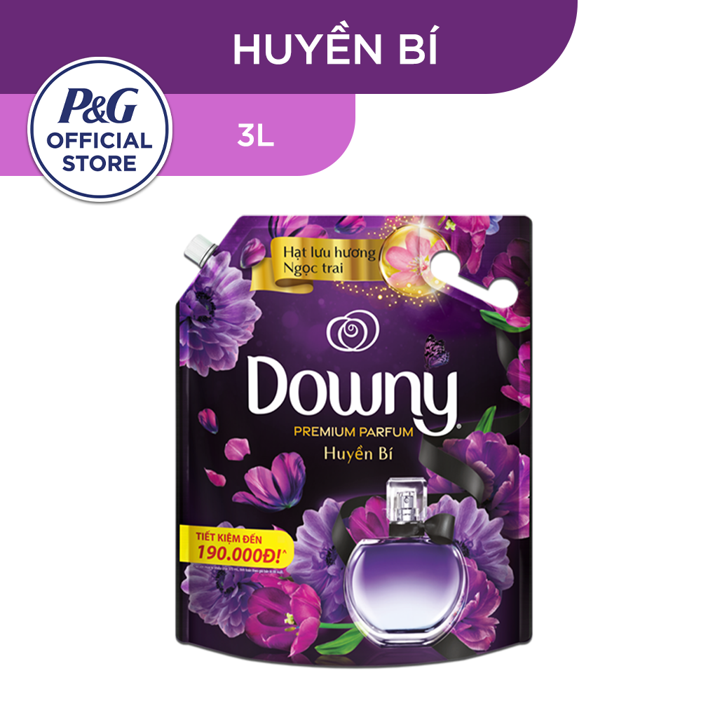 Nước Xả Vải DOWNY Hương Nước Hoa Cao Cấp Túi 3L