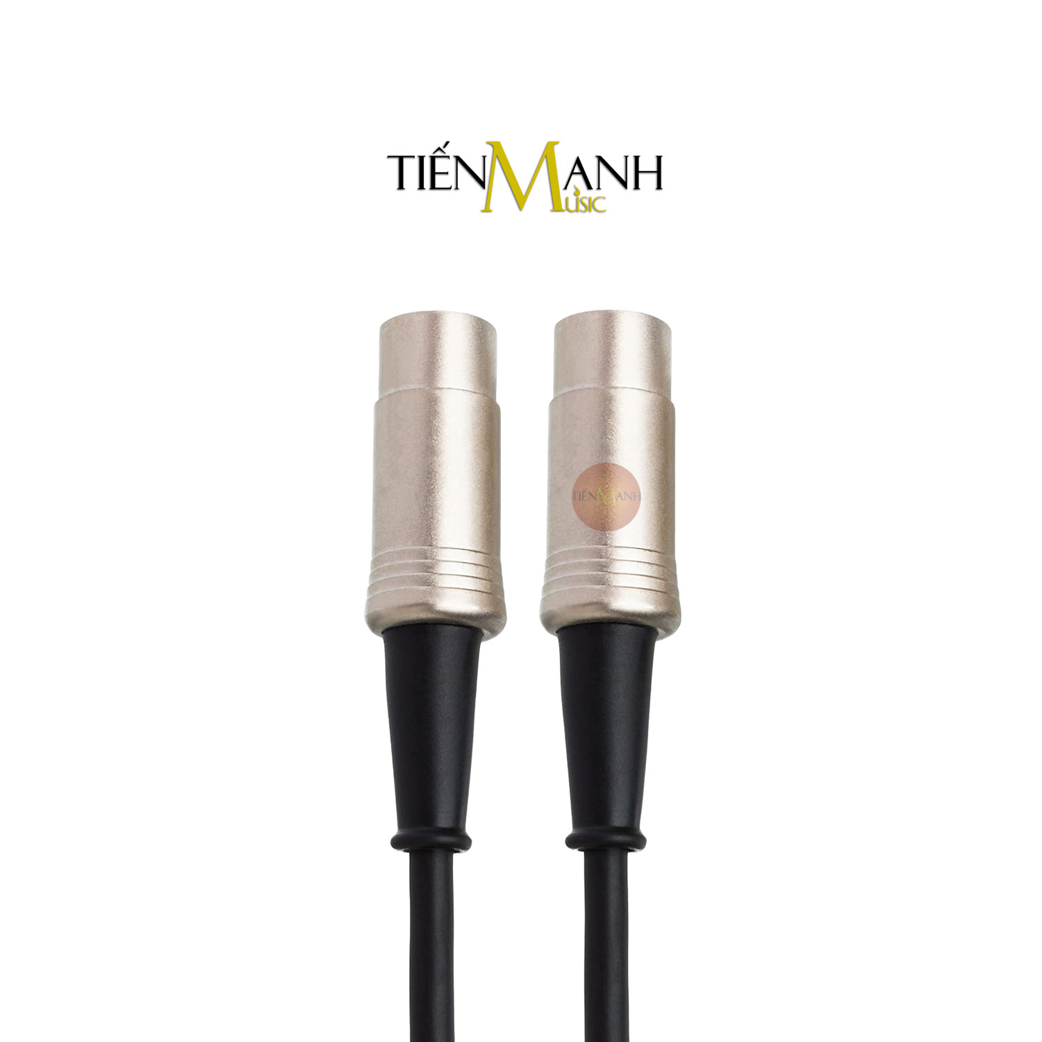 Dây Cáp MIDI Hosa 2 Đầu Kim Loại Cắm Tròn 5 Chân MID-503, 505, 510, 515, 520, 525 Cho Đàn Piano, Organ, Keyboard Cable 5-Pin DIN Hàng Chính Hãng - Kèm Móng Gẩy DreamMaker