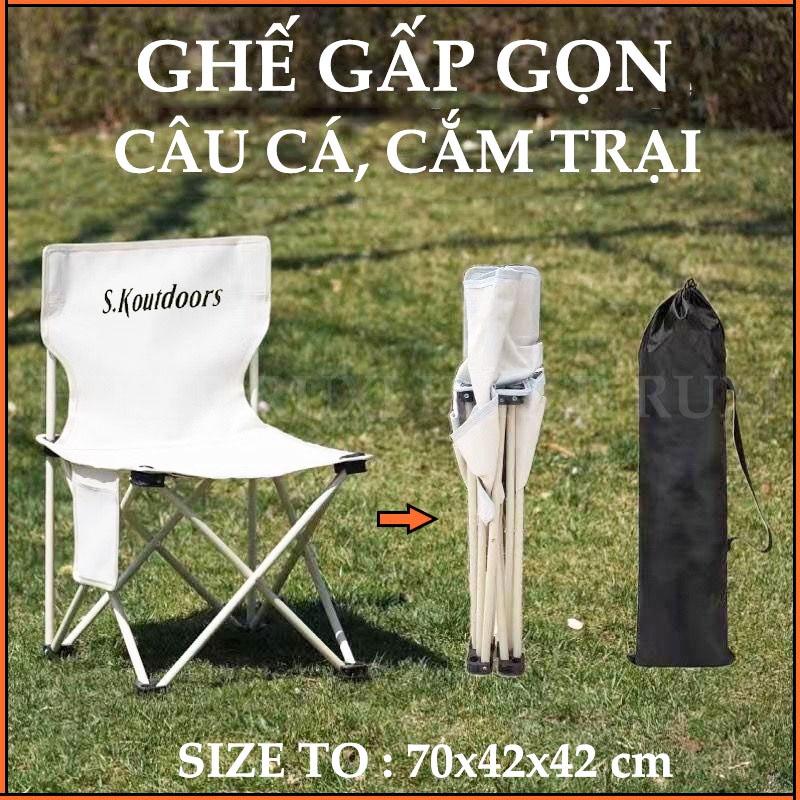 Bộ bàn ghế dã ngoại, cắm trại bằng hợp kim nhôm nhẹ, gấp gọn, bàn ghế camping chống nước phù hợp nhóm 2-6 người