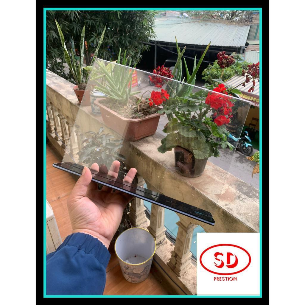 Menu thực đơn mica khổ ngang các cỡ A4,A5,A6
