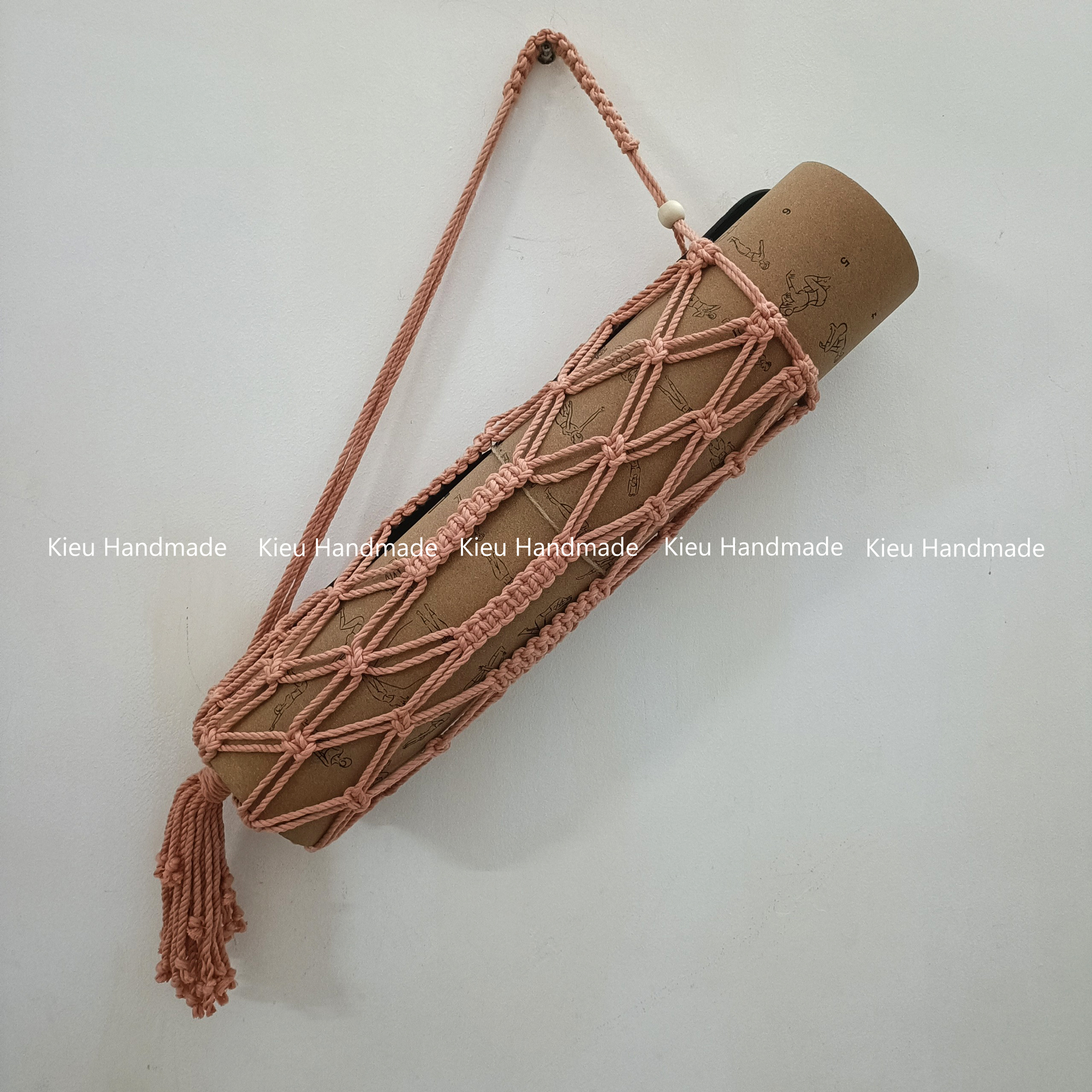 Túi đựng thảm yoga Macrame handmade - ẢNH THẬT