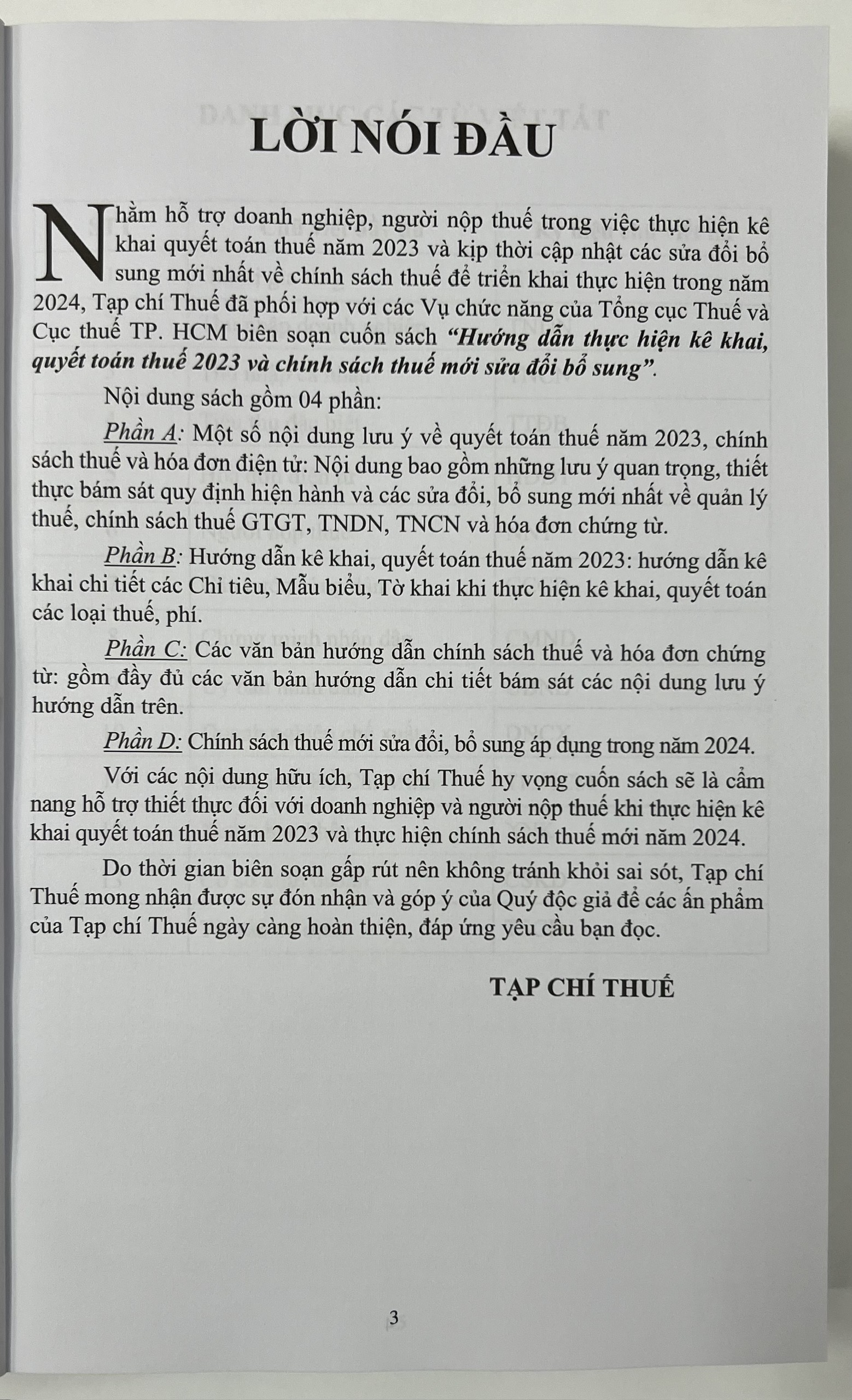 Sách - Hướng Dẫn Thực Hiện Kê Khai, Quyết Toán Thuế 2023 Và Chính Sách Mới Sửa Đổi Bổ Sung