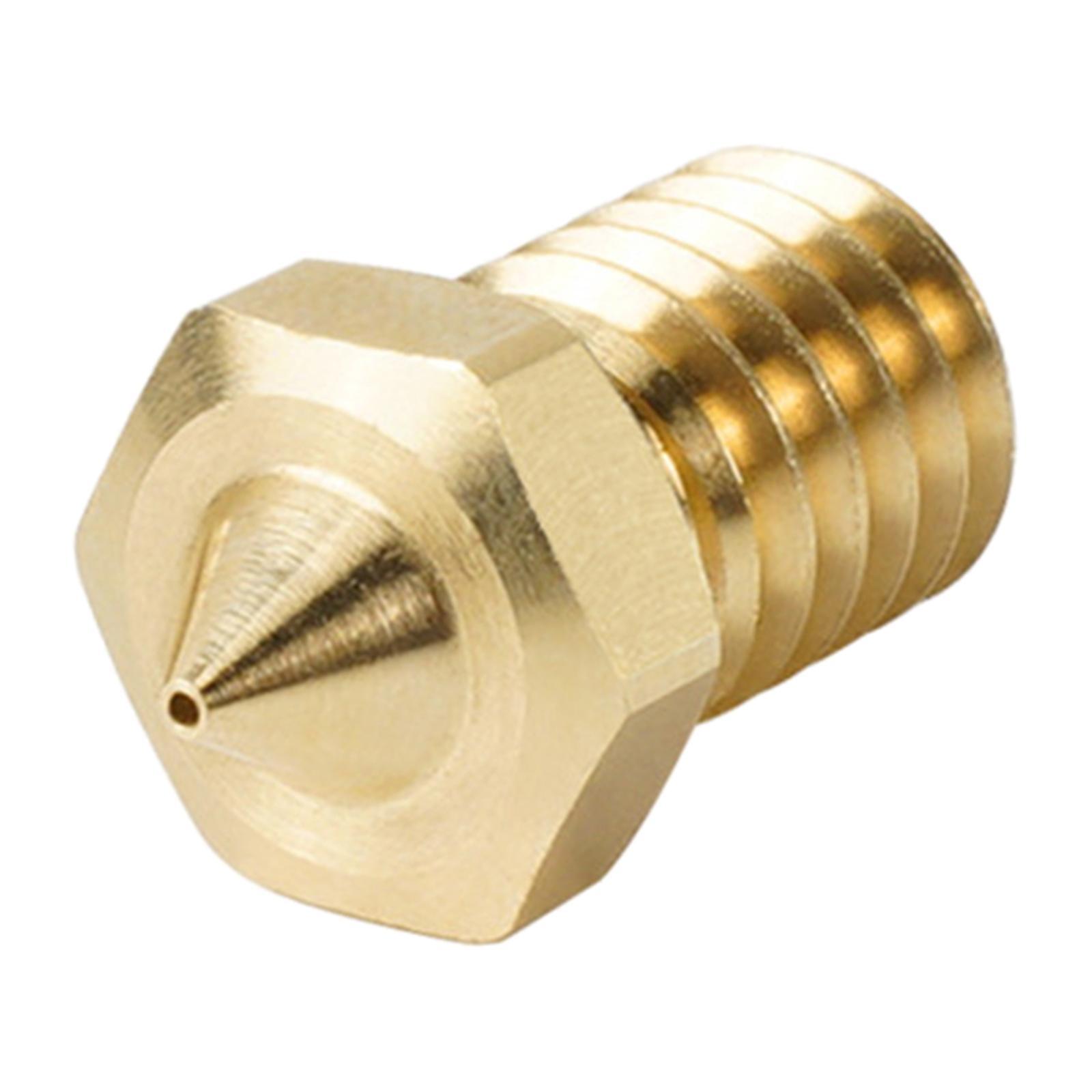 Solid High Speed Nozzle Easy to Use High Temperature Brass for Filament
