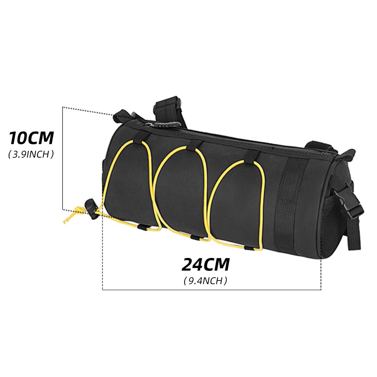 Bike Handlebar Bag Multifunctional Mountain Bike Front Bag Bicycle Frame Bag Shoulder Bag Cycling Storage Pouch Pannier