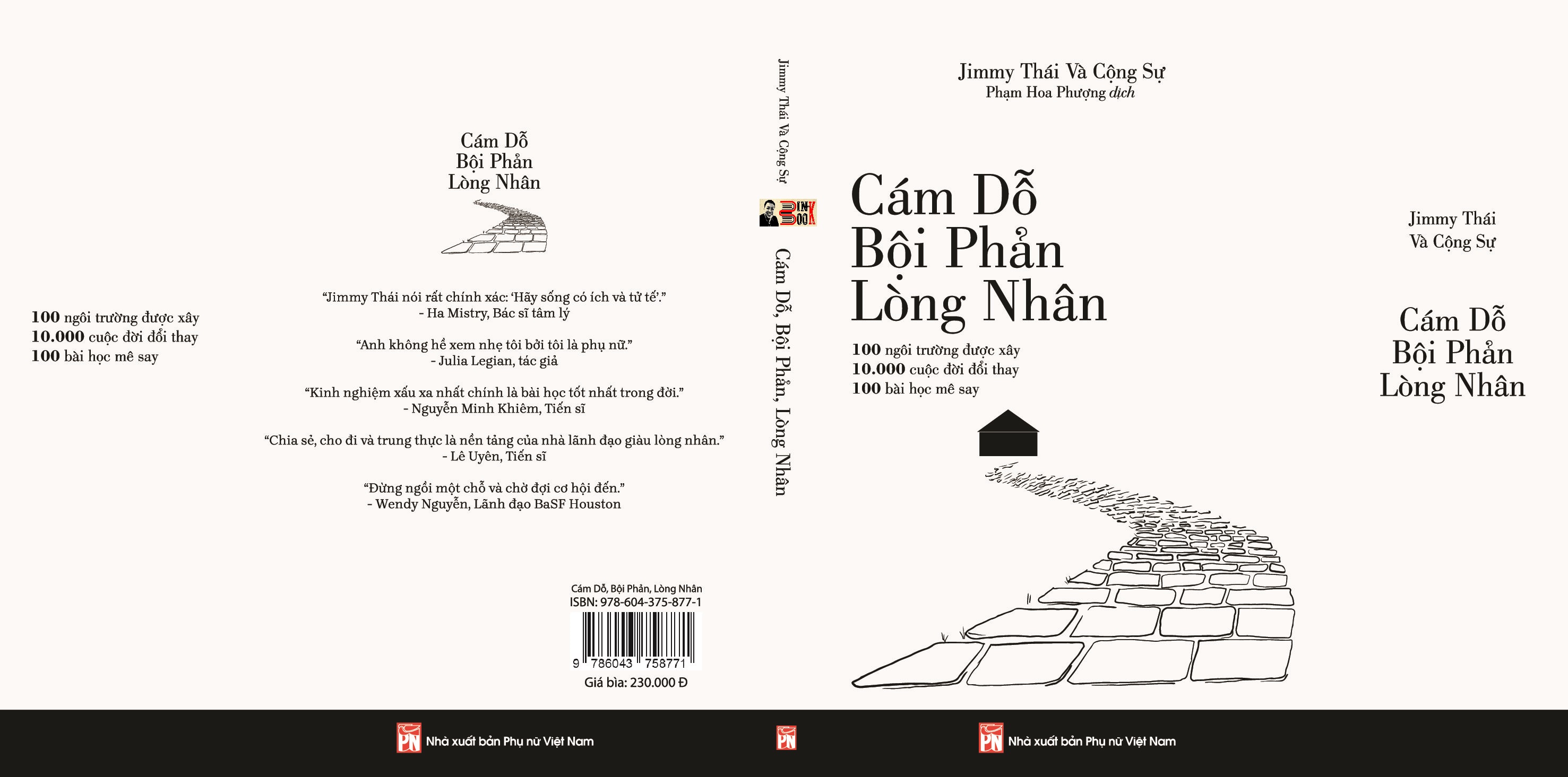 CÁM DỖ, BỘI PHẢN, LÒNG NHÂN - Jimmy Thái và cộng sự - Phạm Hoa Phượng dịch - Nxb Phụ Nữ - bìa mềm