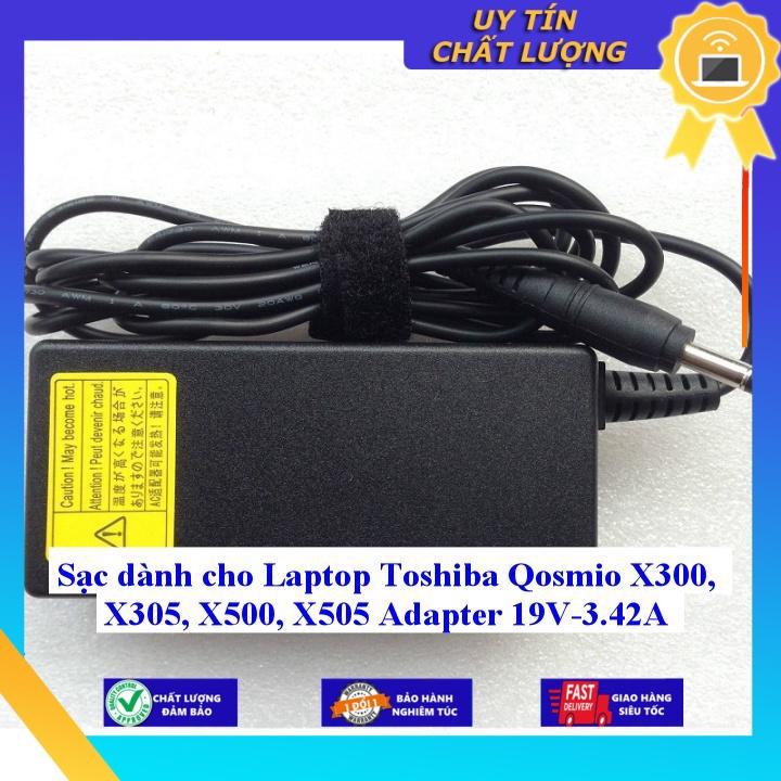 Sạc dùng cho Laptop Toshiba Qosmio X300 X305 X500 X505 Adapter 19V-3.42A - Hàng Nhập Khẩu New Seal