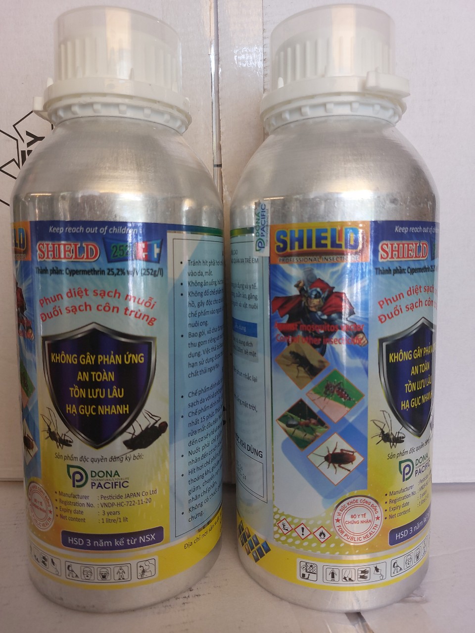 Thuốc diệt muỗi chai nhôm SHIELD 252EC