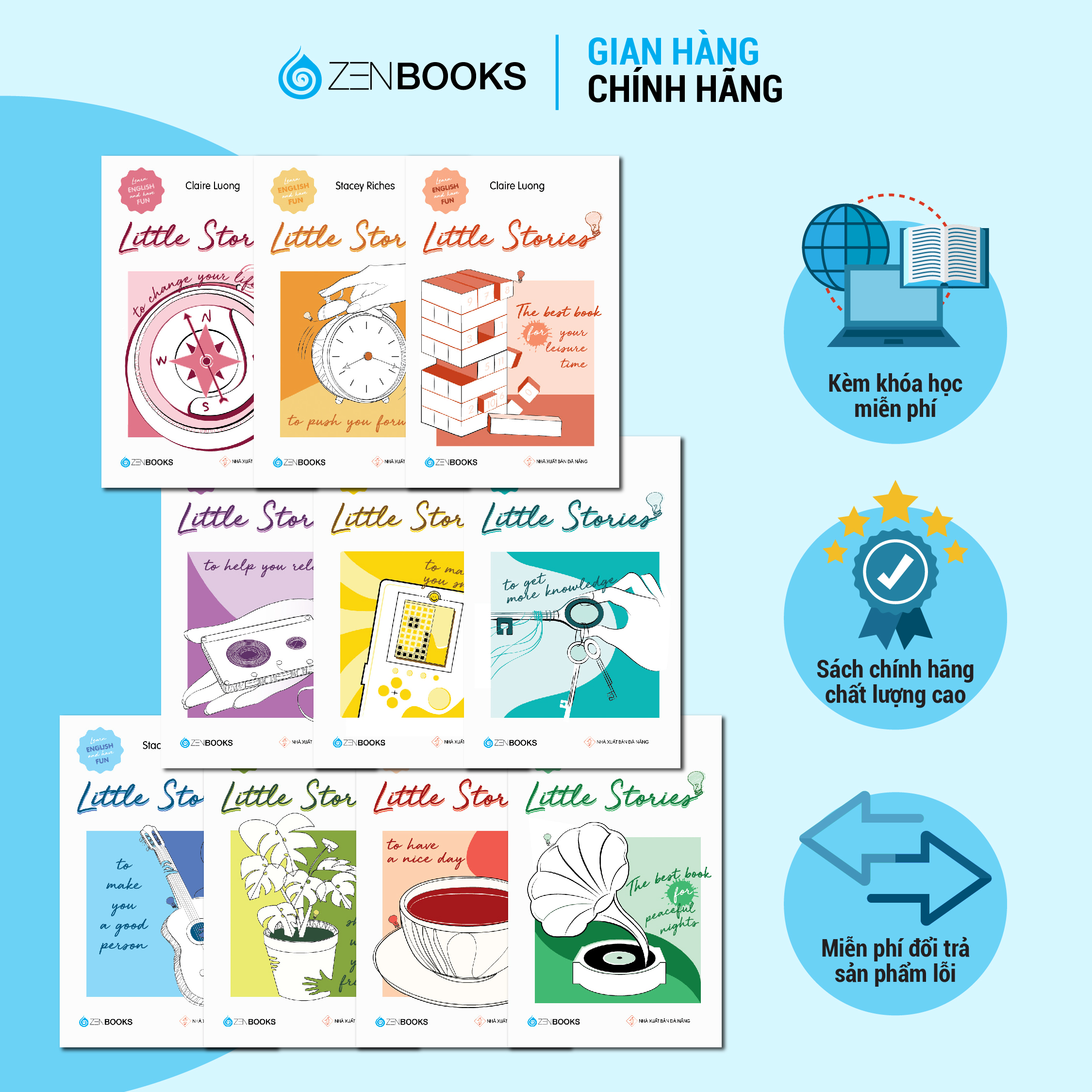 Bộ Sách Little Stories Bộ 10 Cuốn