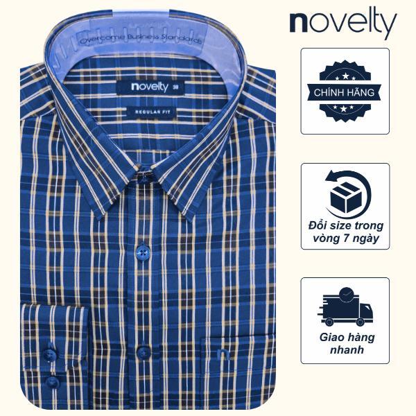 ÁO SƠ MI NAM DÀI TAY NOVELTY REGULAR FIT RECYCLED - 240628D