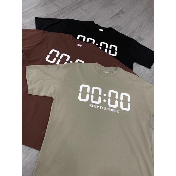Áo thun nam áo thun 00:00 áo thun unisex