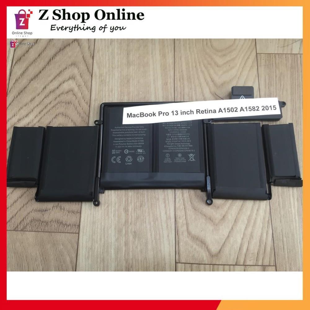 Pin Dùng Cho macbook pro retina A1502 2015 A1582 Hàng NEW