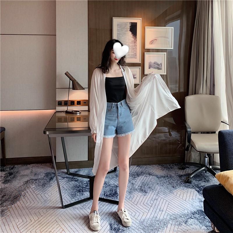 ÁO CARDIGAN CHẤT VOAN MỎNG DÁNG DÀI SIÊU XINH