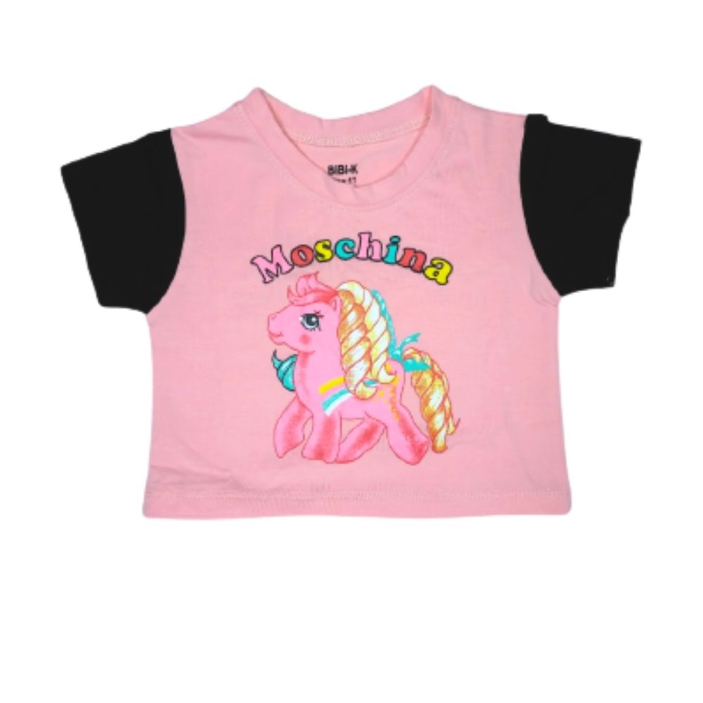 Đồ bộ croptop cho bé gái ngựa Pony từ 7-24kg. Áo croptop bé gái. Quần dạng thể thao