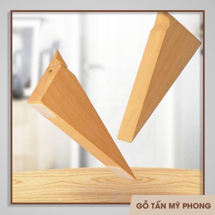 Miếng chắn cửa bằng gỗ tự nhiên nguyên khối