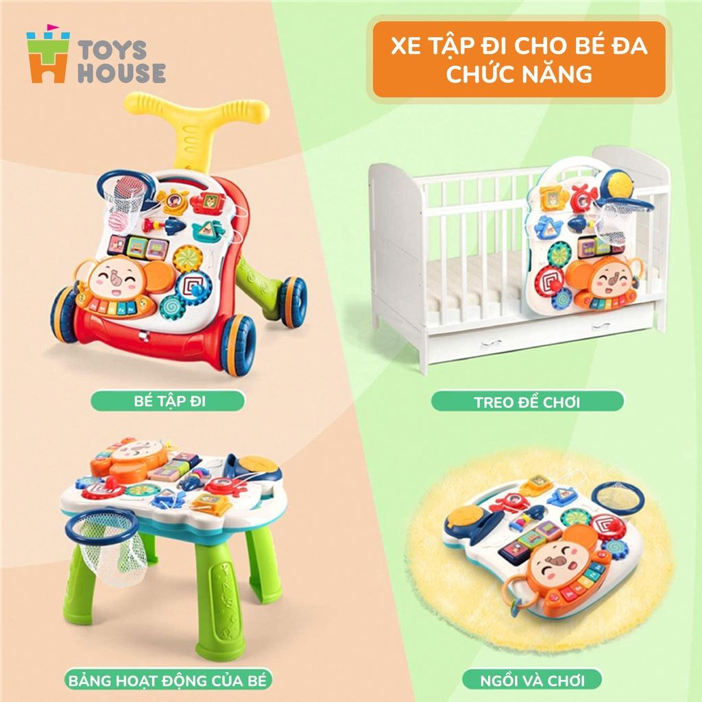 Bàn chơi đa năng có nhạc kiêm xe tập đi 2 trong 1 Toyshouse N6038 - người bạn đồng hành thân thiết của bé