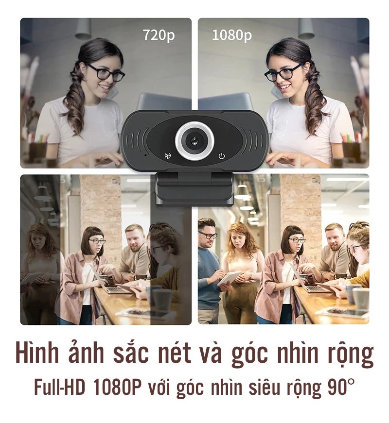 Webcam iMilab Xiaomi 1080P W88 quốc tế - Hàng chính hãng