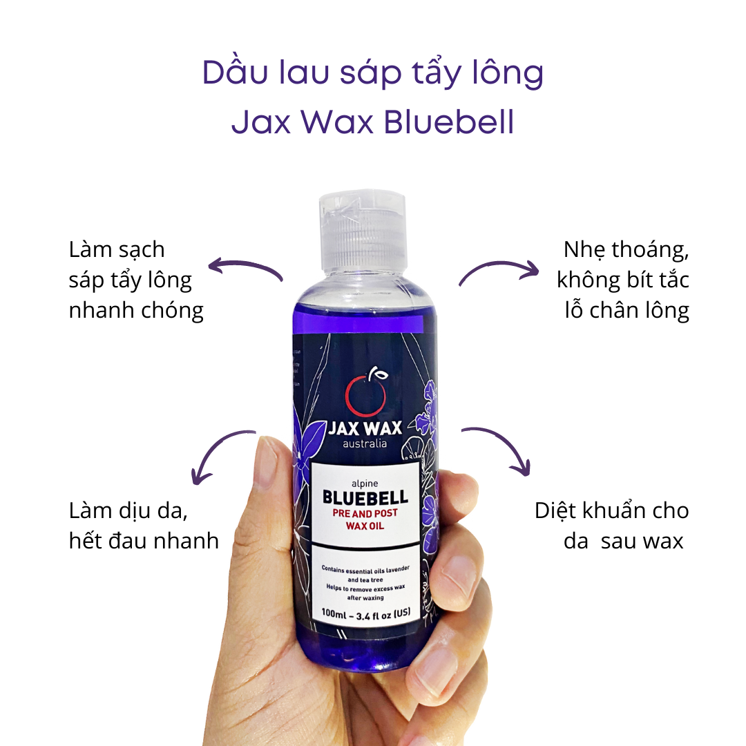 Dầu lau sáp sau tẩy lông Alpine Bluebell 100 ml