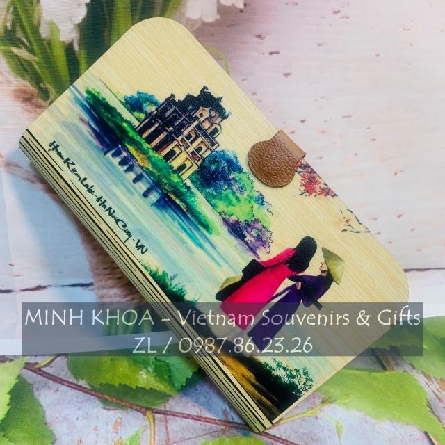 Ví Gỗ Cầm Tay Vintage Sáng Tạo