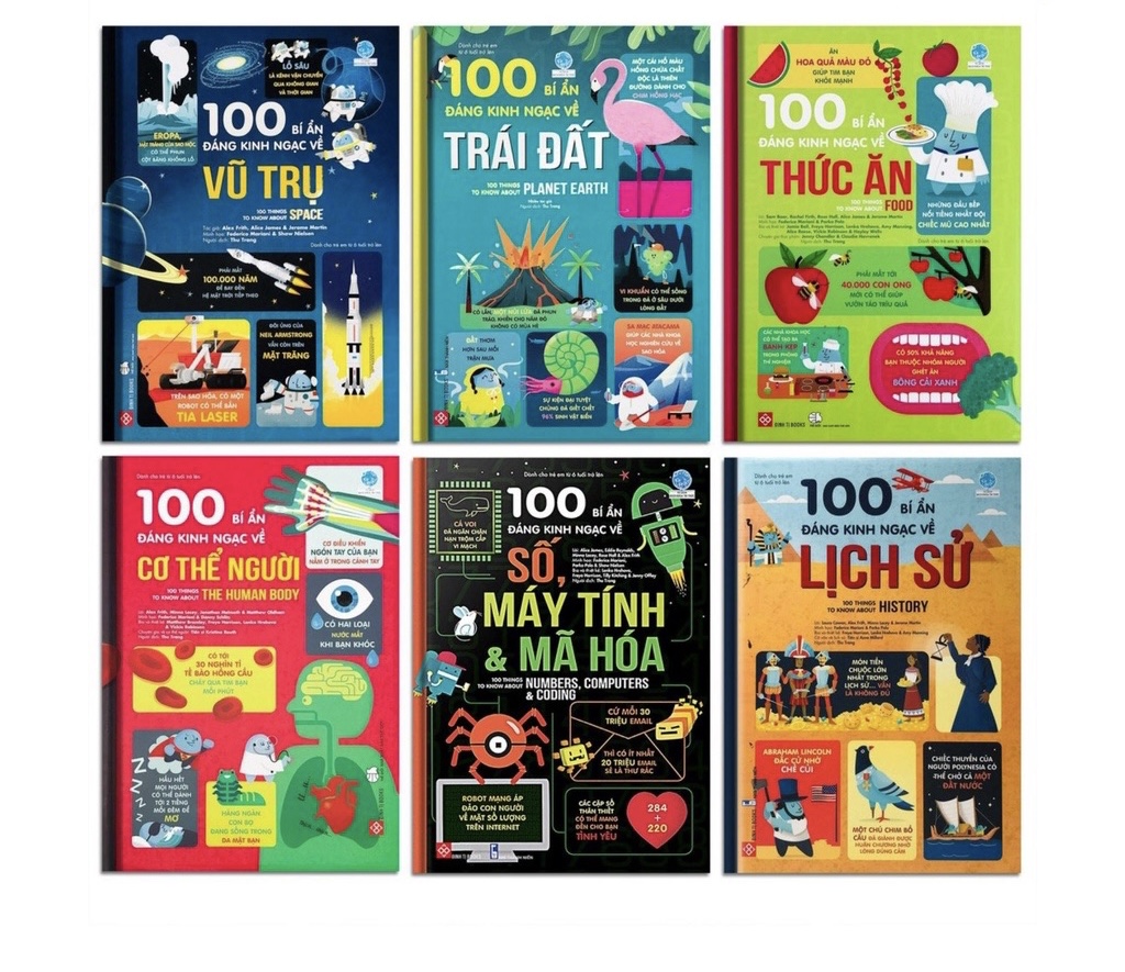 Sách Thiếu Nhi – 100 Bí Ẩn Đáng Kinh Ngạc – Đinh Tị