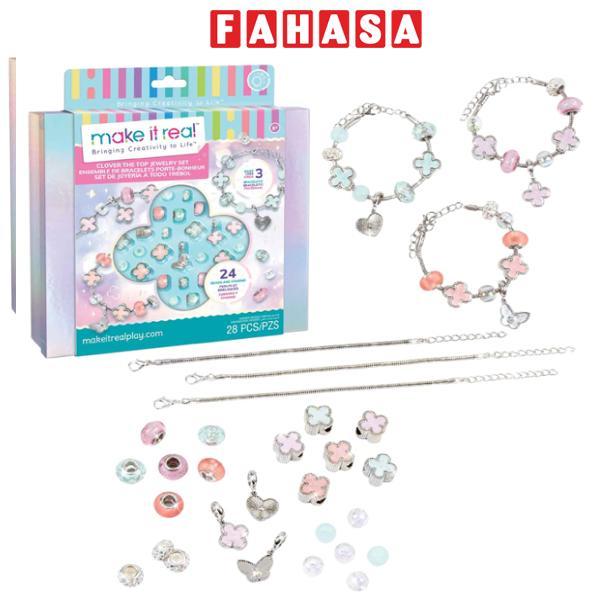 Bộ Làm Vòng Tay Cỏ Bốn Lá May Mắn - Make It Real 1734MIR