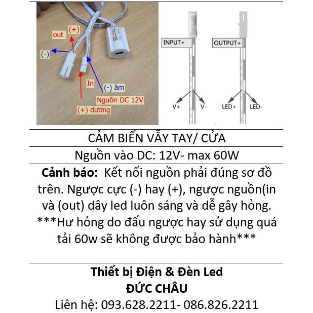 Công tắc cảm biến vẫy tay- cảm biến cửa hình tròn D10