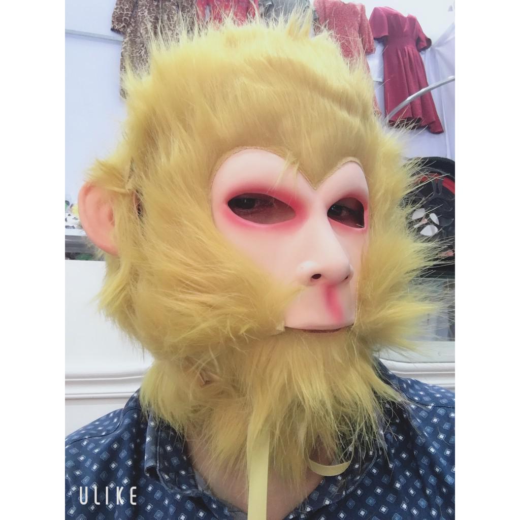 Mặt nạ hóa trang tôn ngộ không có lông cao cấp mã LZS38