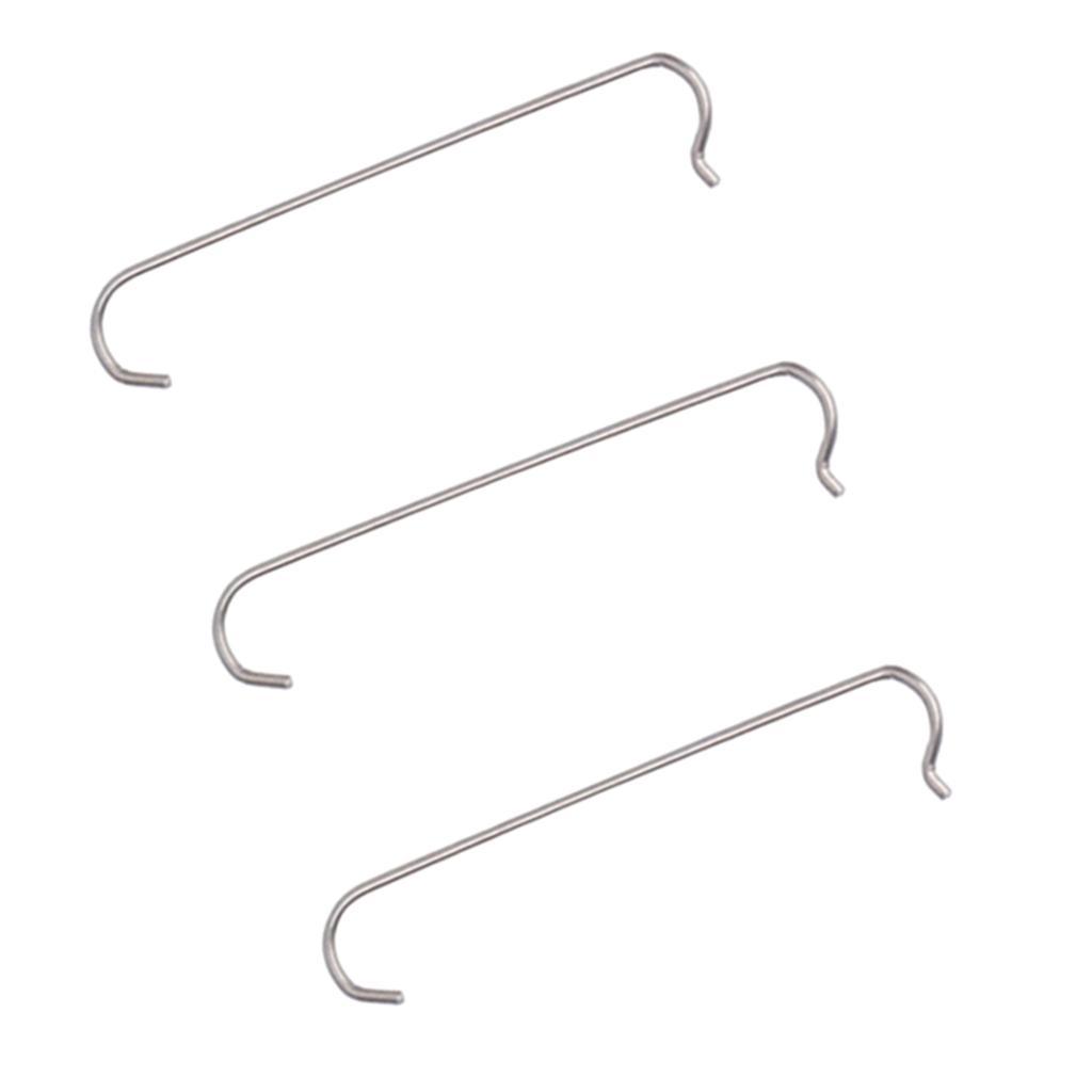 2x 3  Hooks Stainless Steel Connecting Aid Chain Accessories