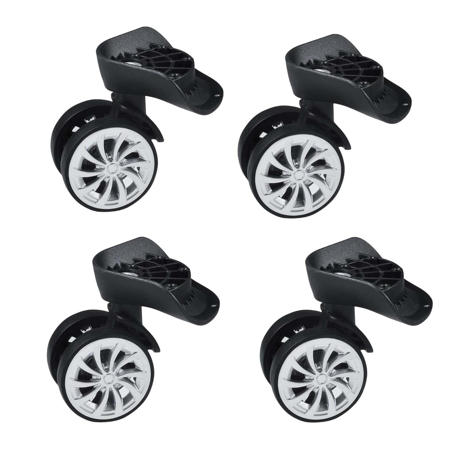 4x Luggage Suitcase Wheel Replacement Universal for Suitcase