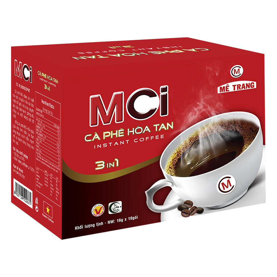 Cà Phê Mê Trang Hòa Tan Sữa 3in1 (MCI)