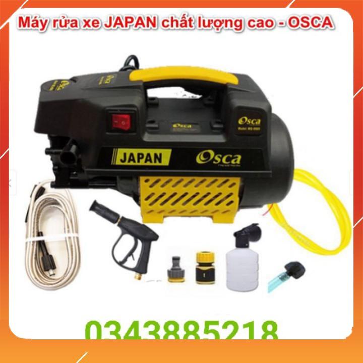 Máy rửa xe osca 2500W tặng bình tạo bọt,xịt rửa đa năng