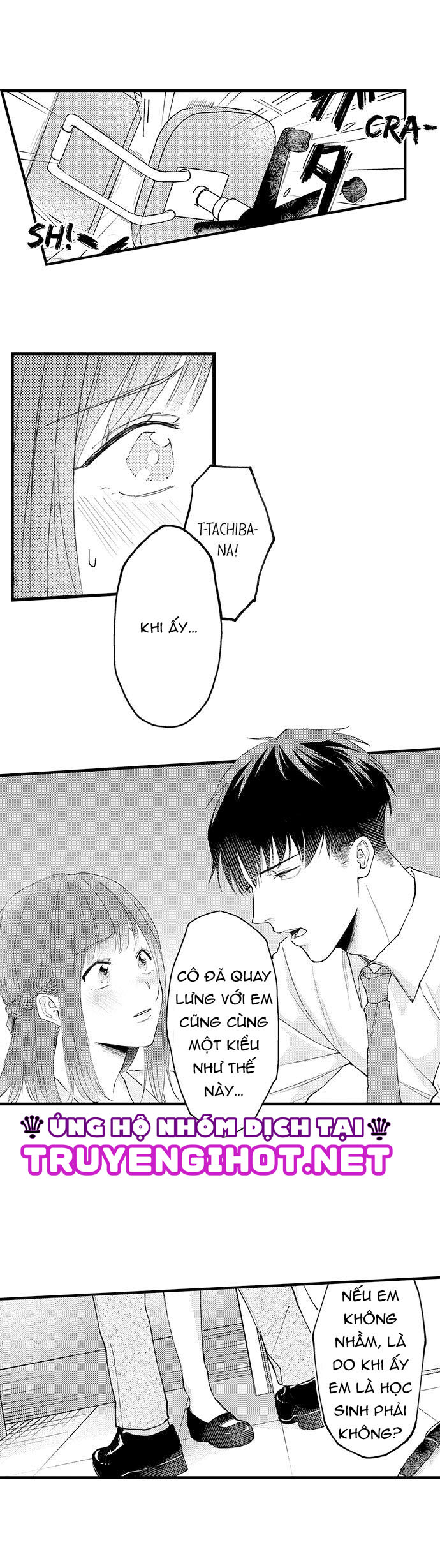 tháng 4, ngăn cách được xóa bỏ, em đã trở thành người lớn để có thể ôm cô (full) chapter 2.1 5