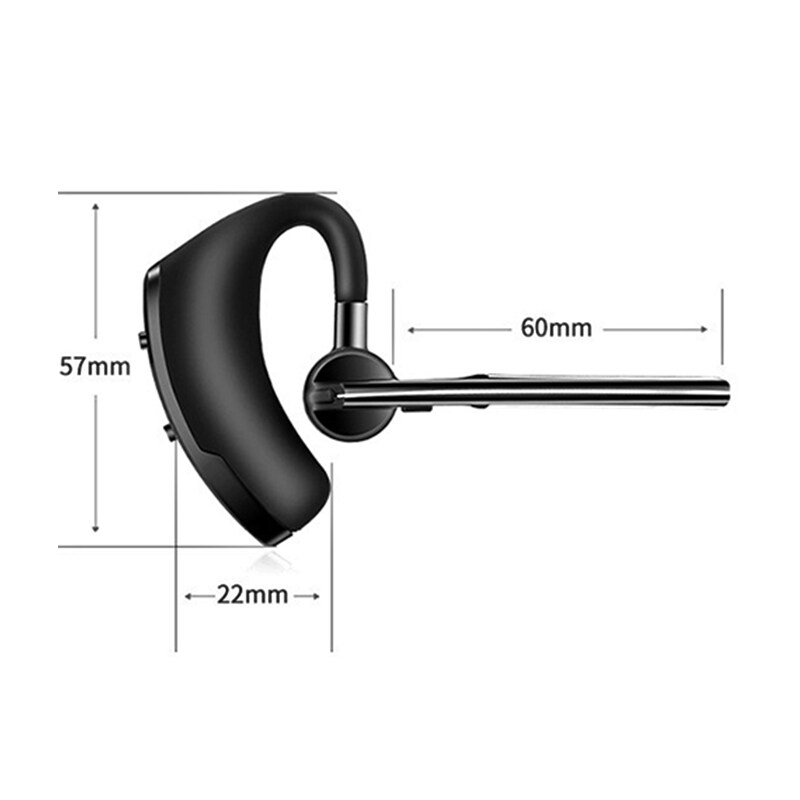 Tai Nghe V8 Tai Nghe Âm Thanh Nổi Hifi Bluetooth Tai Nghe Mic Rảnh Tay Không Dây Có Nút Tai Nghe Móc Tai Giảm Tiếng Ồn - Hàng nhập khẩu