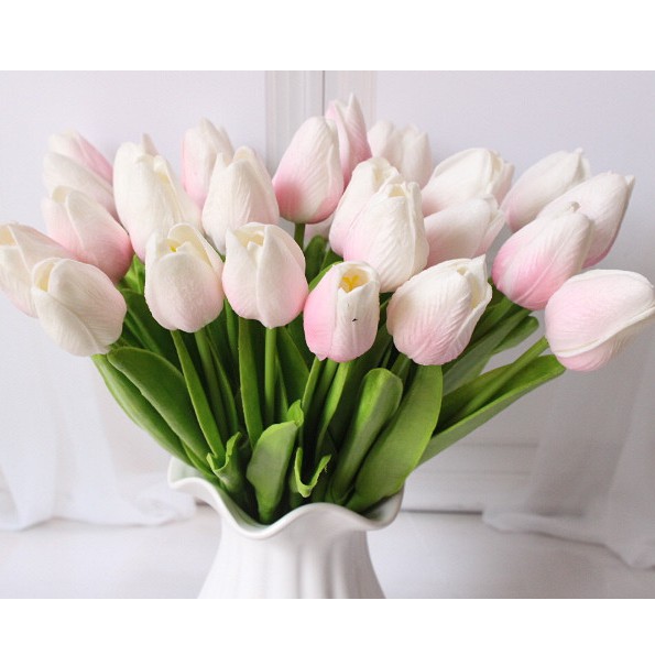 HOA GIẢ TULIP PU GIỐNG THẬT ĐẾN 99% LIZ4