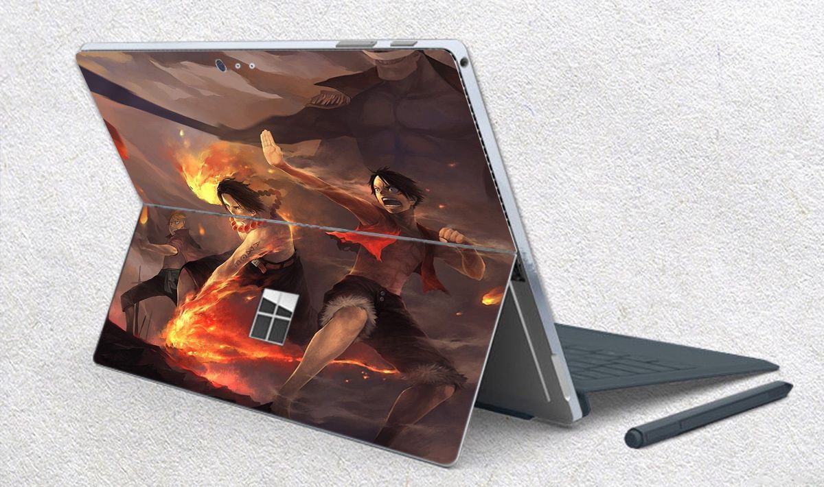Skin dán hình One Piece x12 cho Surface Go, Pro 2, Pro 3, Pro 4, Pro 5, Pro 6, Pro 7, Pro X