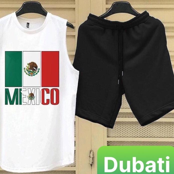 SET ĐỒ BỘ BA LỖ THỂ THAO MEXICO, ĐỒ BỘ MANG Ở NHÀ VÀ ĐI CHƠI, ĐỒ BỘ NAM PHONG CÁCH CAO CẤP- DUBATI FASHION